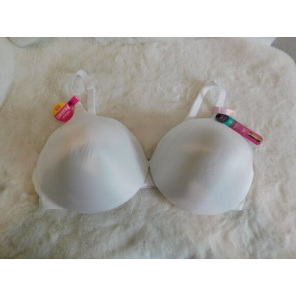 Maidenform 42D Comfort Devotion Extra-Coverage Tailored Bra WHITE - Picture 2 of 7